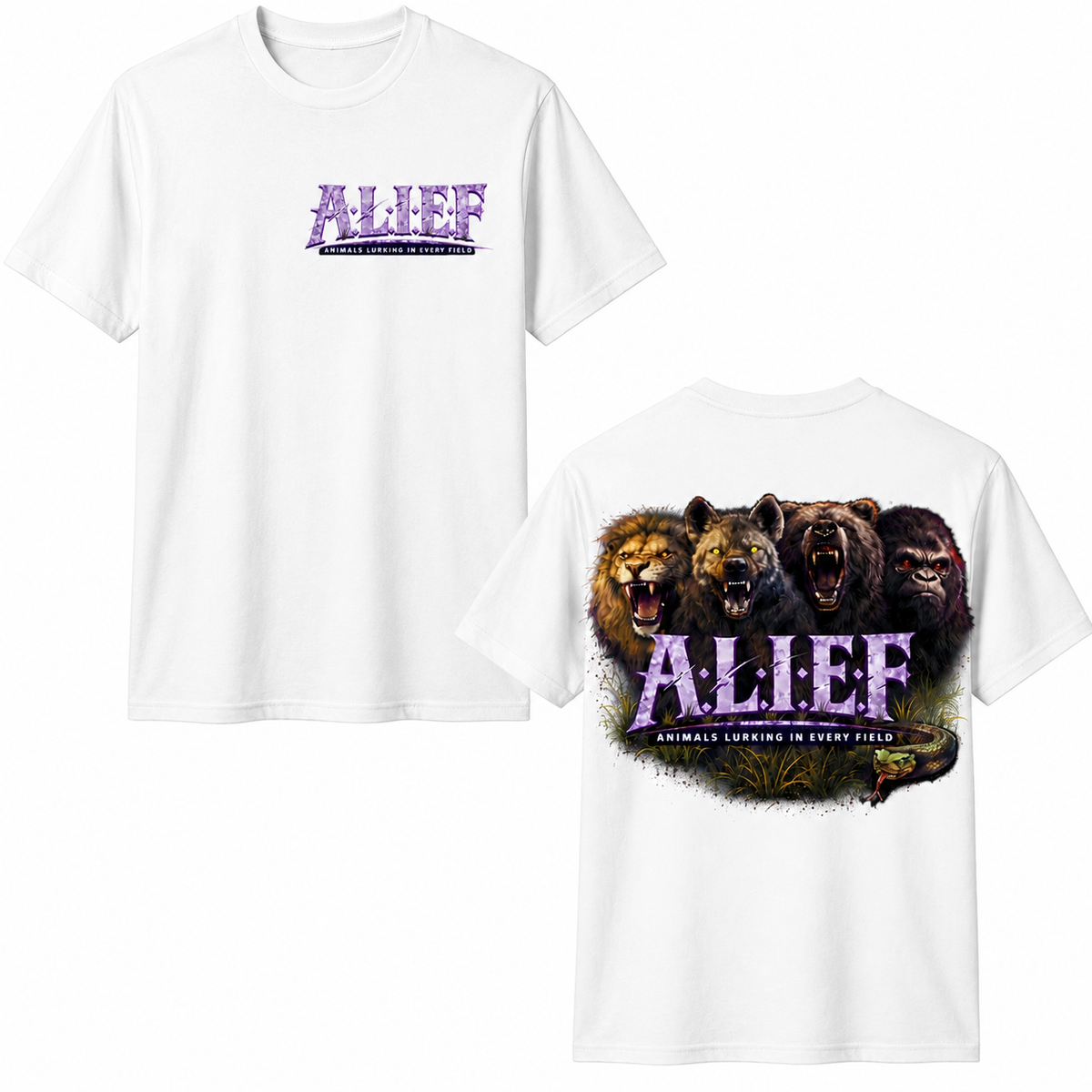 A.L.I.E.F-Animals Lurking In Every Field Tee