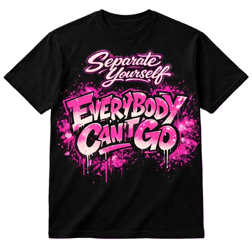Everybody Can’t Go Graphic Tshirt