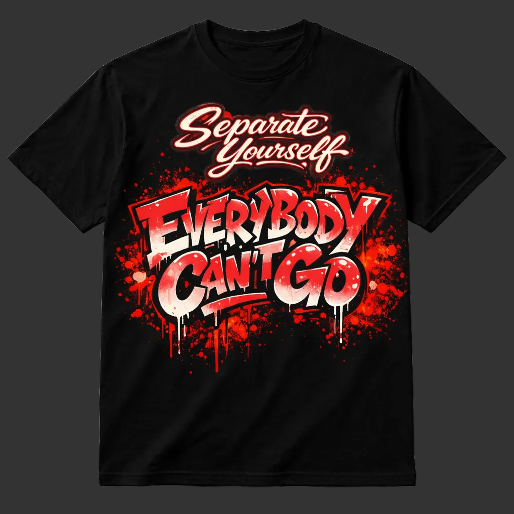 Everybody Can’t Go Graphic Tshirt